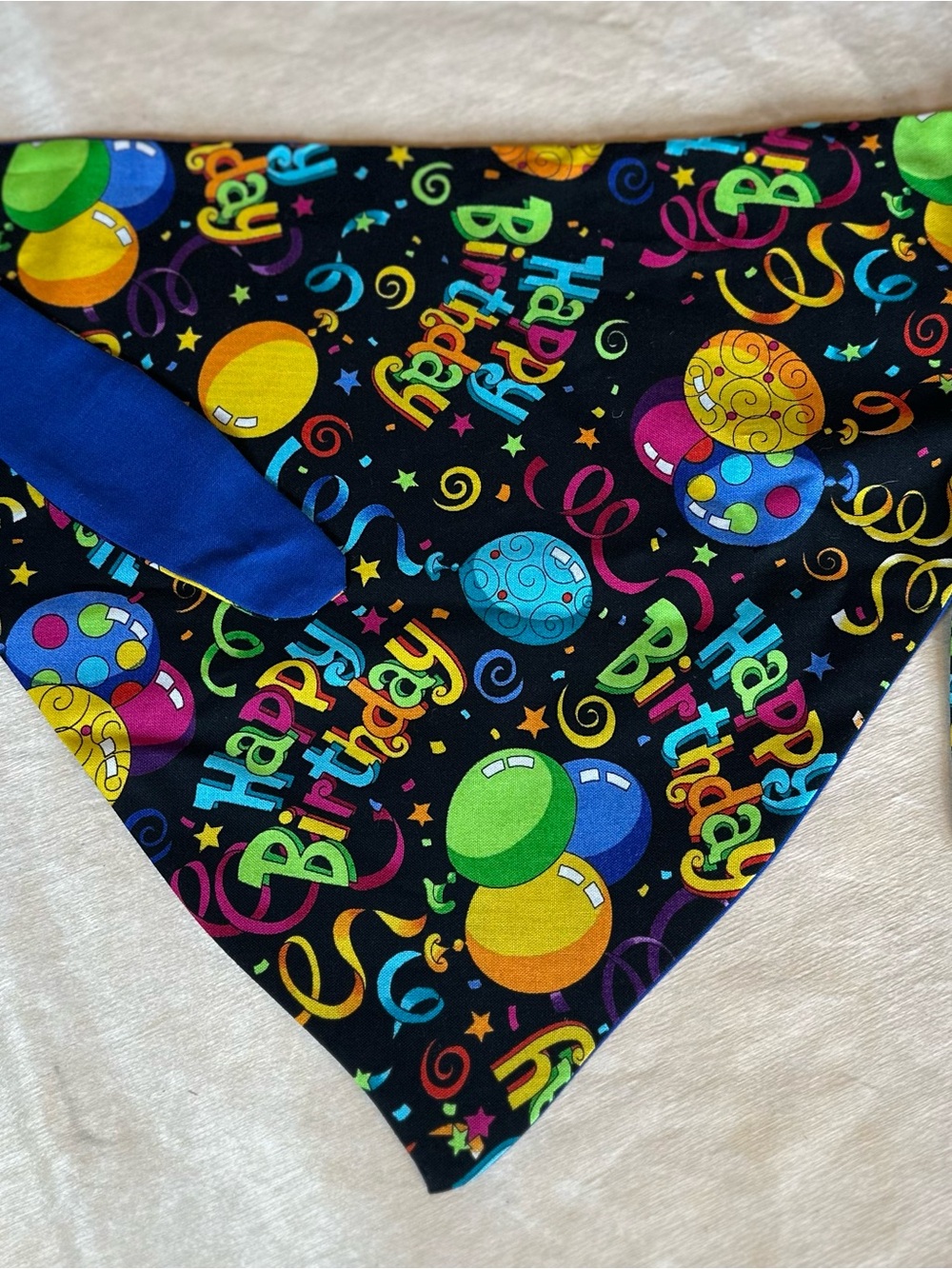 Birthday Scarf for Your Favorite Furry Friend -Size Large